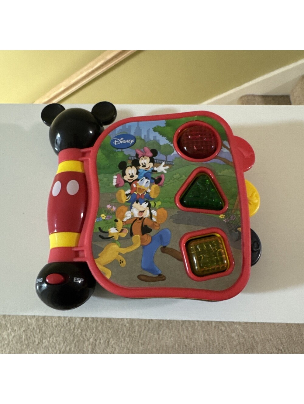 DISNEY HAP-P-KID MICKEY MOUSE TALKING STORYBOOK with LIGHT & SOUND